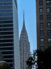 Le Chrysler Building vu depuis Bryant Park