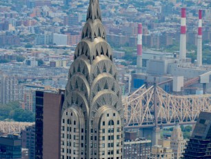 Vue du Chrysler Building depuis l'Empire State Building