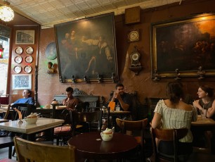 Cafe Reggio de Greenwich Village à Manhattan, New-York