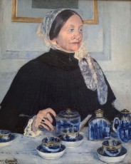 "Lady at the Tea Table" de Mary Cassatt (1883-85). Metropolitan Museum of Art de New-York