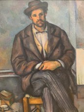 Paysan Assis, par Paul Cézanne (1892-96) au Metropolitan Museum of Art de New-York
