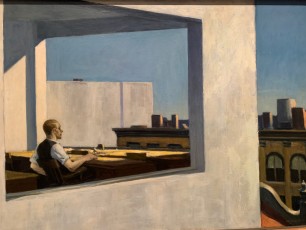 Office in a small city, par Edward Hopper (1953), au Metropolitan Museum of Art de New-York