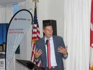 Michael Côté (président de Natbank) à la Fête nationale du Canada en Floride organisé à Fort Lauderdale par la Chambre de Commerce Canada-Floride