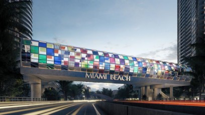Le projet de passerelle de Daniel Buren à Miami Beach