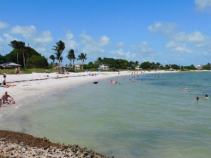 Sombrero Beach sur l'île de Marathon dans les Keys de Floride