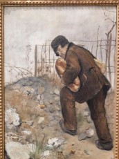 L'homme aux deux pains, par Jean-François Raffaëlli / Museum of Fine Arts de St Petersburg en Floride
