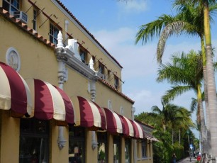 Restaurants et boutiques sur Atlantic Blvd Delray Beach - Floride