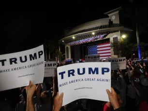 Meeting de Donald Trump à Boca Raton Floride