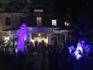 Le quartier de Rio Vista à Fort Lauderdale durant Halloween