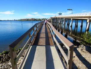 Le pont sur la Lemon Bay entre Englewood et Englewood Beach (Floride)