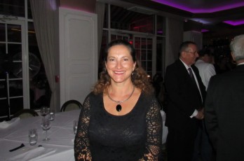 Valérie Jarnberg (UFE Tampa) au dîner d'adieu au consul de France Clément Leclerc organisé à Miami par l'UFE Floride