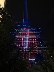 Guitare-hotel du Seminole Hard Rock casino de Hollywood en Floride