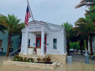 Le beau bureau de poste de Seaside en Floride