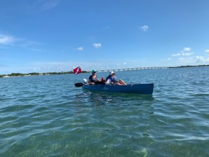Kayak entre Islamorada et Indian Key, dans les Keys de Floride