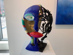 œuvre de Niki de Saint Phalle à la Nohra Haime Gallery de Chelsea (New-York)