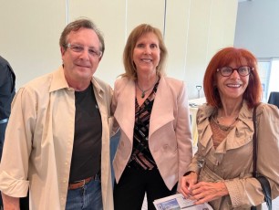 Michel Seguin (magazine Carrefour Floride), Christine Marchand-Manze (agent de titre) et Diane Ledoux.