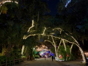 Les décorations de Noël de la Enchanted Place of North Miami