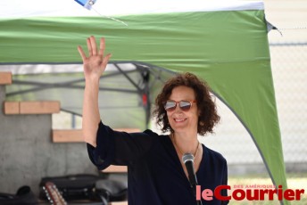 Sylvia Cesaratto, Consule générale du Canada à Miami lors de la Journée du Québec organisée à Pembroke Park par le Club Richelieu de la Floride du Sud