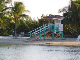 Plage de Homestead Bayfront Park (près de Miami en Floride)