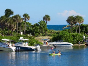 Parc et plage du Johnson State Park de Dania Beach, en Floride