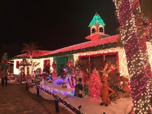 Décorations de Noël à Pompano Beach en Floride