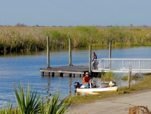 Les Everglades au Loxahatchee National Wildlife Refuge à Boynton Beach en Floride