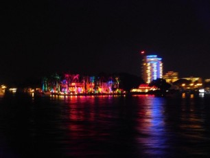 Les rivières de Fort Lauderdale de nuit