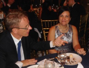 Gala Facc 2016 à Miami : M. et Mme Philippe Létrilliart (consul général de France)