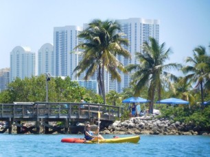 Kayak / Plage d'Oleta River State Park / Miami Beach