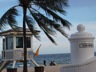 La fameuse plage de Las Olas de Fort Lauderdale