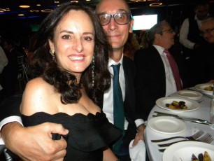 Richard Lancaric et Madame, au gala 2018 de la FACC Miami