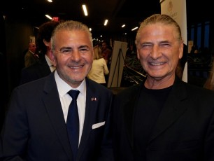 Alain Ouelhadj (pdt FACC) et Serge Massat (MCG experts comptables) au gala 2018 de la FACC Miami