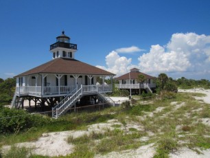La plage du vieux phare (State Park) de Boca Grande, sur Gasparilla Island, sur la côte ouest de la Floride