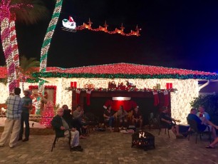 Décorations de Noël à Pompano Beach en Floride