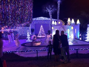 Décorations de Noël à Pompano Beach en Floride