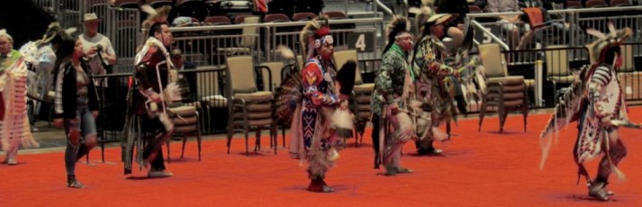 Pow wow des indiens seminoles au Hard Rock de Hollywood en Floride.