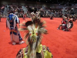 Pow wow des indiens seminoles au Hard Rock de Hollywood en Floride.