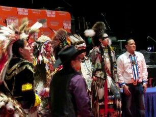 Pow wow des indiens seminoles au Hard Rock de Hollywood en Floride.