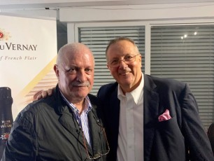 Roger Pardo avec le conseiller consulaire Xavier Capdevielle lors de la soirée FIPA d'octobre 2019