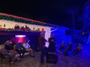 Décorations de Noël à Pompano Beach en Floride