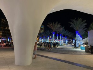 Ambiance à Las Olas plage (Fort Lauderdale) en soirée