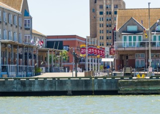 Centre ville de Galveston.