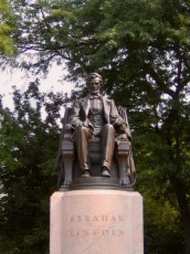 Statue d'Abraham Lincoln à Chicago