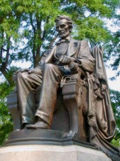 Statue d'Abraham Lincoln à Chicago