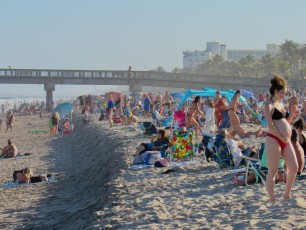 Plage de Deerfield Beach en Floride