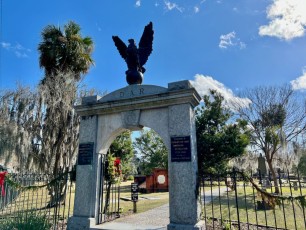 Cimetière Colonial Park Cemetery à Savannah en Géorgie