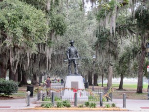Forsyth Park à Savannah en Géorgie