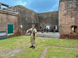 Sergent Aaron Bradford à Fort Jackson à Savannah