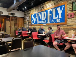 Restaurant Sandfly BBQ de Savannah en Géorgie