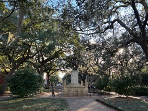 Les squares de Savannah en Géorgie